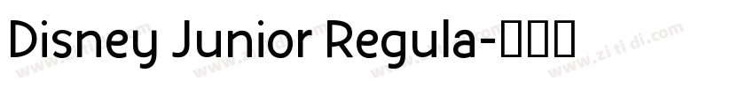 Disney Junior Regula字体转换